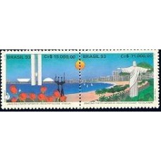 SB1849NS-SE-TENANT UNIÃO DAS CIDADES CAPITAIS DE LÍNGUA PORTUGUESA - UCCLA - 1993 - N