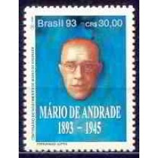 SB1869N-SELO LITERATURA BRASILEIRA - DIA DO LIVRO, MÁRIO DE ANDRADE - 1993 - N