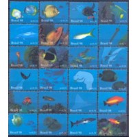 SB2089MS-SÉRIE OCEANOS: UM PATRIMÔNIO PARA O FUTURO - SELOS DESTACADOS - 1998 - MINT SB2089MS-SÉRIE OCEANOS: UM PATRIMÔNIO PARA O FUTURO - SELOS DESTACADOS - 1998 - MINT