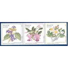 SB2170MS-TRÍPTICO FLORES DO CERRADO - 1998 - MINT