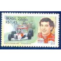 SB2346M-SELO AUTOMOBILISMO, AYRTON SENNA - 2000 - MINT