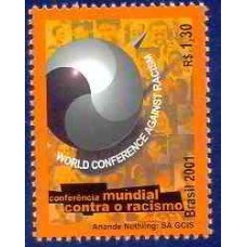 SB2405N-SELO CONFERÊNCIA MUNDIAL CONTRA O RACISMO - 2001 - N