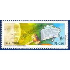 SB2419M-SELO DIA NACIONAL DA CONSCIÊNCIA NEGRA - 2001 - MINT