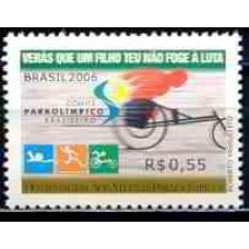 SB2651M-SELO HOMENAGEM AOS ATLETAS PARAOLÍMPICOS - 2006 - MINT