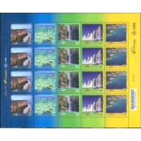 SB3712MF-FOLHA 4 SE-TENANTS UPAEP - LUGARES TURÍSTICOS - 2017 - MINT SB3712MF-FOLHA 4 SE-TENANTS UPAEP - LUGARES TURÍSTICOS - 2017 - MINT