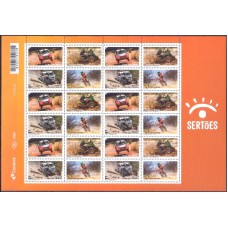 SB3836MF-FOLHA 6 QUADRAS RALLY DOS SERTÕES - 2019 - MINT