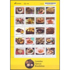 SB3852MF-FOLHA UPAEP - COMIDAS TÍPICAS BRASILEIRAS - 2019 - MINT