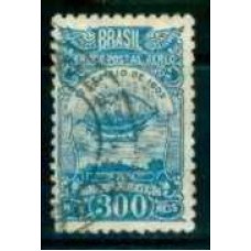 SBA019U-SELO AÉREO AERONÁUTICA, 300 RÉIS - 1929 - U