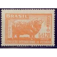 SBA069N-SELO AÉREO EXPOSIÇÃO INTERNACIONAL DE PECUÁRIA - 1948 - N SBA069N-SELO AÉREO EXPOSIÇÃO INTERNACIONAL DE PECUÁRIA - 1948 - N
