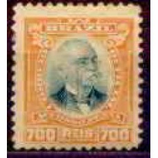 SO0009N-SELO OFICIAL AFONSO PENA, 700 RÉIS - 1906 - N