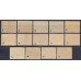 SPMD01N-SÉRIE COMPLETA COM SOBRECARGA SPECIMEN DEPÓSITO D1/D14 - 1913 - N COM GOMA, MÍNIMA FERRUGEM