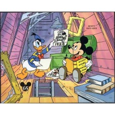 SVIB263M-BLOCO 65º ANIVERSÁRIO DO MICKEY I - SÃO VICENTE - 1994 - MINT