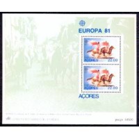 AÇOB002M-BLOCO SÉRIE EUROPA - FOLCLORE - AÇORES - 1981 - MINT AÇOB002M-BLOCO SÉRIE EUROPA - FOLCLORE - AÇORES - 1981 - MINT