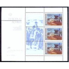 AÇOB003M-BLOCO SÉRIE EUROPA - FATOS HISTÓRICOS - AÇORES - 1982 - MINT