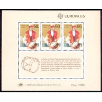 AÇOB006M-BLOCO SÉRIE EUROPA - ANO EUROPEU DA MÚSICA - AÇORES - 1985 - MINT - LEVEMENTE AMASSADO NO CANTO SUPERIOR ESQUERDO AÇOB006M-BLOCO SÉRIE EUROPA - ANO EUROPEU DA MÚSICA - AÇORES - 1985 - MINT - LEVEMENTE AMASSADO NO CANTO SUPERIOR ESQUERDO