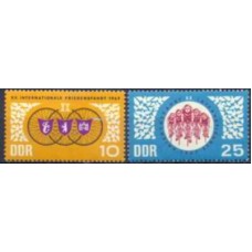 ALO0975M-SÉRIE 20ª CORRIDA CICLISTA INTERNACIONAL DA PAZ - ALEMANHA ORIENTAL - 1967 - MINT
