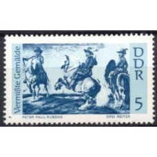 ALO0983NA-SELO PINTURAS PERDIDAS DURANTE A GUERRA, 5P - ALEMANHA ORIENTAL - 1967 - N