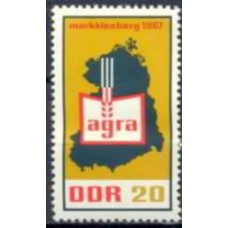 ALO0989M-SELO EXPOSIÇÃO AGRÍCOLA INTERNACIONAL DE MARKLEEBERG - ALEMANHA ORIENTAL - 1967 - MINT