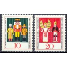 ALO1028N-SÉRIE ARTE POPULAR DE ERZGEBIRGE - ALEMANHA ORIENTAL - 1967 - N