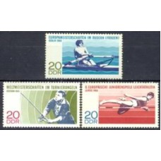 ALO1068N-SÉRIE EVENTOS ESPORTIVOS - ALEMANHA ORIENTAL - 1968 - N