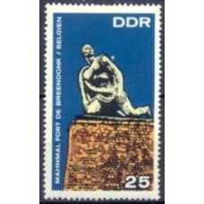 ALO1106M-SELO MONUMENTO AOS PRISIONEIROS POLÍTICOS DO FORTE DE BREENDONK - ALEMANHA ORIENTAL - 1968 - MINT