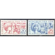 ALO1170M-SÉRIE 2º CONGRESSO NACIONAL DAS MULHERES - ALEMANHA ORIENTAL - 1969 - MINT
