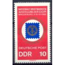 ALO1174M-SELO PRELÚDIO DA EXPOSIÇÃO FILATÉLICA NACIONAL DE MAGDEBOURG - ALEMANHA ORIENTAL - 1969 - MINT