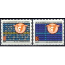 ALO1206M-SÉRIE 36º CONGRESSO DA UNIÃO DAS FEIRAS INTERNACIONAIS - ALEMANHA ORIENTAL - 1969 - MINT