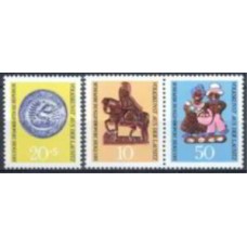 ALO1214MS-SÉRIE ARTE POPULAR DE LAUSITZ - ALEMANHA ORIENTAL - 1969 - MINT