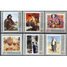ALO1221N-SÉRIE OBRAS DE ARTE DA GALERIA DE PINTURAS DE DRESDEN - ALEMANHA ORIENTAL - 1969 - N