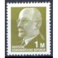 ALO1227N-SELO PRESIDENTE WALTER ULBRICHT, 1M - ALEMANHA ORIENTAL - 1970 - N
