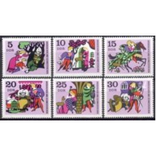 ALO1238N-SÉRIE IMAGENS DO CONTO ALEMÃO PEQUENOS IRMÃOS - ALEMANHA ORIENTAL - 1970 - N