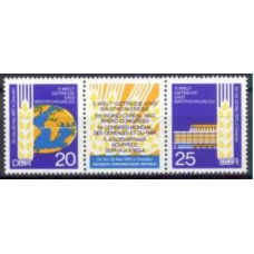 ALO1267NA-TRÍPTICO 5º CONGRESSO MUNDIAL DOS CEREAIS E DO PÃO - ALEMANHA ORIENTAL - 1970 - N