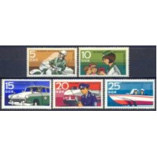 ALO1292N-SÉRIE 25º ANIVERSÁRIO DA POLÍCIA POPULAR NACIONAL - ALEMANHA ORIENTAL - 1970 - N