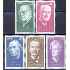 ALO1421M-SÉRIE PERSONALIDADES - ALEMANHA ORIENTAL - 1972 - MINT