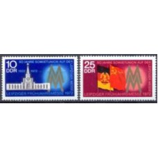 ALO1433M-SÉRIE FEIRA DA PRIMAVERA DE LEIPZIG - ALEMANHA ORIENTAL - 1972 - MINT