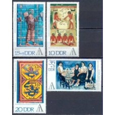 ALO1471M-SÉRIE EXPOSIÇÃO INTERNACIONAL DE FILATELIA INTERARTES - ALEMANHA ORIENTAL - 1972 - MINT
