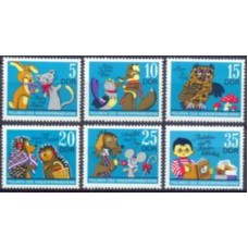 ALO1487M-SÉRIE IMAGENS DE CONTOS INFANTIS DA TELEVISÃO ALEMÃ - ALEMANHA ORIENTAL - 1972 - MINT