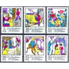 ALO1493N-SÉRIE CONTO DE ANDERSEN "A RAINHA DA NEVE" - ALEMANHA ORIENTAL - 1972 - N