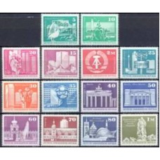 ALO1500M-SÉRIE CONSTRUÇÕES SOCIALISTAS NA RDA - ALEMANHA ORIENTAL - 1973 - MINT