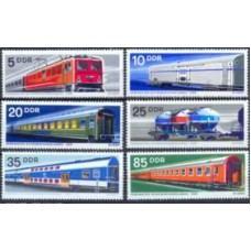 ALO1539M-SÉRIE VEÍCULOS FERROVIÁRIOS DA RDA - ALEMANHA ORIENTAL - 1973 - MINT