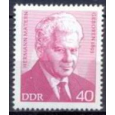 ALO1548M-SELO HERMANN MATERN - ALEMANHA ORIENTAL - 1973 - MINT