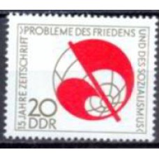 ALO1568M-SELO 15º ANIVERSÁRIO DO JORNAL 'PROBLEMAS DA PAZ E DO SOCIALISMO' - ALEMANHA ORIENTAL - 1973 - MINT
