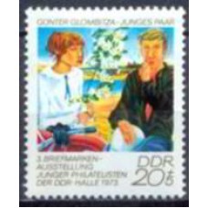 ALO1571M-SELO 3ª EXPOSIÇÃO FILATÉLICA DOS JOVENS FILATELISTAS DA RDA - ALEMANHA ORIENTAL - 1973 - MINT