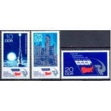 ALO1574M-SÉRIE DIAS DAS CIÊNCIAS E TECNOLOGIAS SOVIÉTICAS COM A DDR - ALEMANHA ORIENTAL - 1973 - MINT