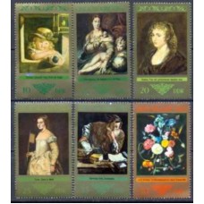 ALO1580N-SÉRIE PINTURAS - ALEMANHA ORIENTAL - 1973 - N