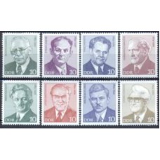 ALO1592N-SÉRIE PERSONALIDADES DO MOVIMENTO OPERÁRIO ALEMÃO I - ALEMANHA ORIENTAL - 1974 - N