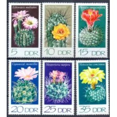 ALO1602N-SÉRIE CACTUS CULTIVADOS NA RDA - ALEMANHA ORIENTAL - 1974 - N