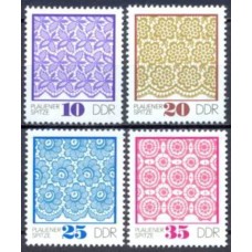 ALO1644N-SÉRIE RENDAS DE PLAUEN - ALEMANHA ORIENTAL - 1974 - N