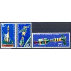 ALO1763N-SÉRIE COOPERAÇÃO ESPACIAL EUA - URSS - ALEMANHA ORIENTAL - 1975 - N